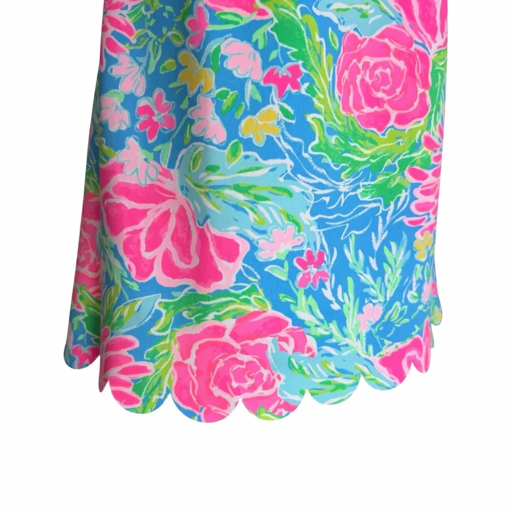 Lilly Pulitzer Sophelia Floral Dress Blue Pink Size Girl’s 16
